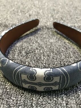 Tory Burch T MONOGRAM DENIM HEADBAND